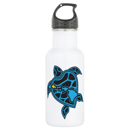 Hawaï en Hawaii Turtle Waterfles (Voorkant)
