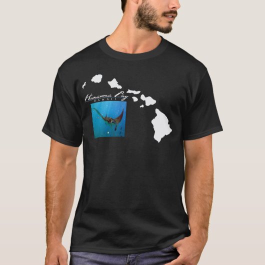 Hawaï en Manta Ray T-shirt (Voorkant)
