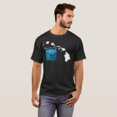 Hawaï en Manta Ray T-shirt (Voorkant volledig)