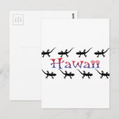 hawai geckos briefkaart (Voorkant / Achterkant)