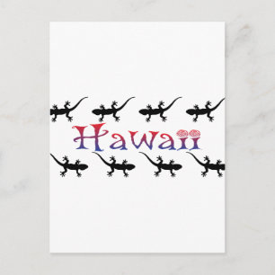 hawai geckos briefkaart