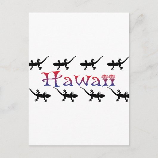 hawai geckos briefkaart (Voorkant)