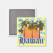 Hawaï Hawaïaanse eilanden Sourvenir Magneet (Voorkant / Achterkant)
