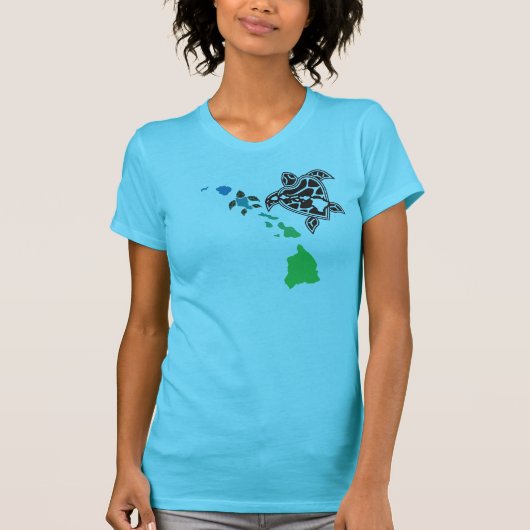 Hawaï - Hawaii Turtle T-shirt (Voorkant)
