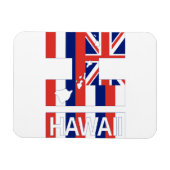 Hawaï Hawaiiaanse vlag Magneet (Horizontaal)
