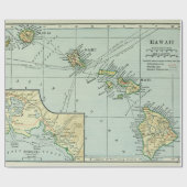  Hawaï kaart (1921)  Cadeaupapier (Vlak)