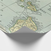  Hawaï kaart (1921)  Cadeaupapier (Hoek)