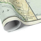  Hawaï kaart (1921)  Cadeaupapier (Rol Hoek)