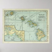  Hawaï kaart (1921) Poster (Voorkant)