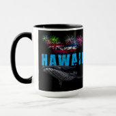 HAWAÏ NYE POLYNESISCHE TRIBAL BULTRUG VUURWERK MOK (Links)