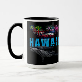 HAWAÏ NYE POLYNESISCHE TRIBAL BULTRUG VUURWERK MOK