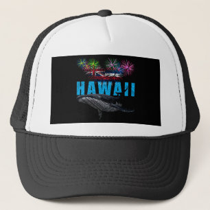 HAWAÏ NYE POLYNESISCHE TRIBAL BULTRUG VUURWERK TRUCKER PET