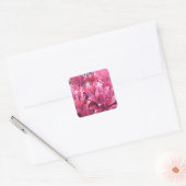 Hawaï om plant te verlaten vierkante sticker (Envelop)