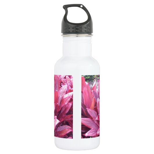 Hawaï om plant te verlaten waterfles  (Achterkant)