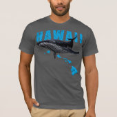 HAWAÏ POLYNESISCHE STAMMENBULTRUG HAWAÏ-EILANDEN T-SHIRT (Voorkant)