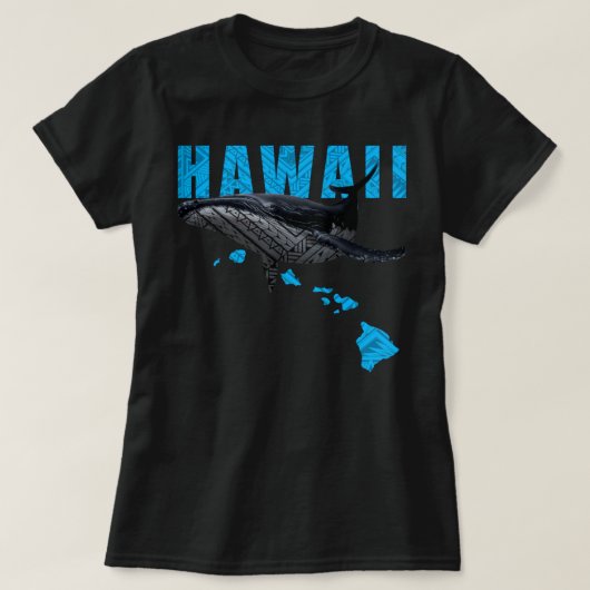 HAWAÏ POLYNESISCHE STAMMENBULTRUG HAWAÏ-EILANDEN T-SHIRT (Design voorkant)