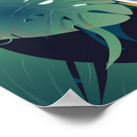 Hawaï-Poster, Hawaï-wandkunst Poster (Hoek)