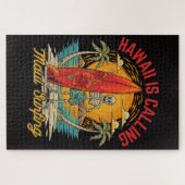 Hawaï roept Maui surfers-eilandvibes Legpuzzel (Horizontaal)