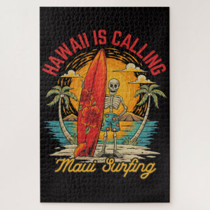 Hawaï roept Maui surfers-eilandvibes Legpuzzel