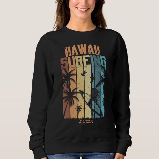 Hawaï Surfen 3 Trui (Voorkant)