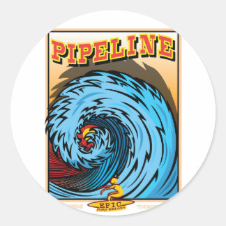 HAWAÏ SURFEN OP DE NOORDKUST RONDE STICKER