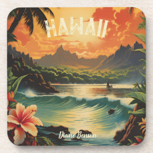  Hawaï Tropical Beach Travel Bier Onderzetter