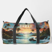  Hawaï Tropical Beach Travel & Gym Naam Plunjezak (Achterkant)