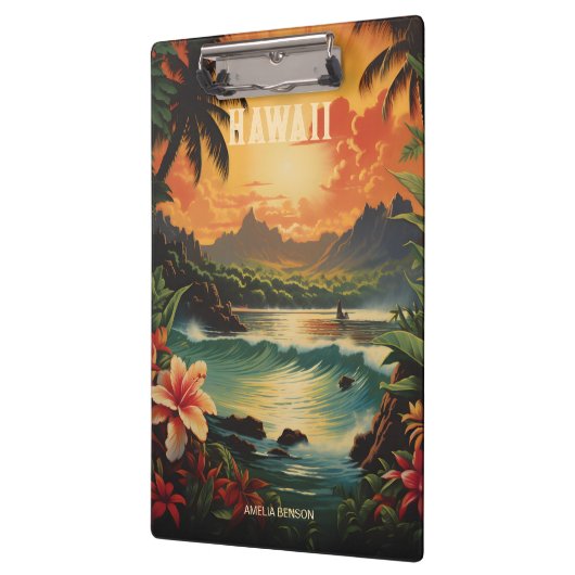  Hawaï Tropical Beach Travel Klembord (Links)