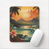  Hawaï Tropical Beach Travel Muismat (Met muis)