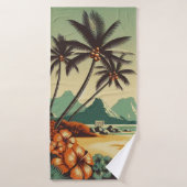  Hawaï/Tropisch Badhanddoek (Badhanddoek)