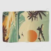  Hawaï/Tropisch Golfhanddoek (Horizontaal)