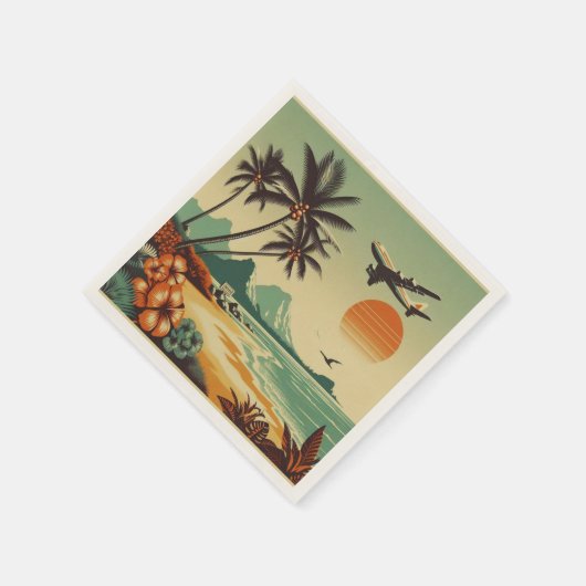  Hawaï/Tropisch Servet (Hoek)