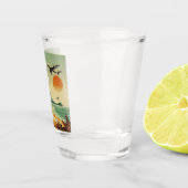 Hawaï/Tropisch Shot Glas (Rechts)