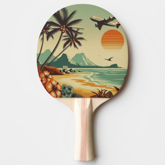 Hawaï/Tropisch Tafeltennisbatje (Voorkant)
