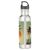 Hawaï/Tropisch Waterfles (Achterkant)