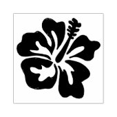 Hawaï Tropische Hawaïaanse Hibiscus Bloemen Bloeme Rubberstempel (Afrduk)