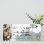 HAWAÏ Tropische instapkaart QR fotohuwelijk Kaart (Staand voorkant)