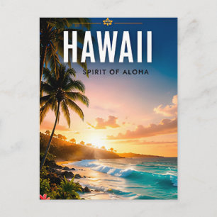 🌺 Hawaï Tropische Strand Escape Kust Decoratie 🌊 Briefkaart