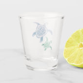 Hawaï Turtle Shot glass Shot Glas (Achterkant)