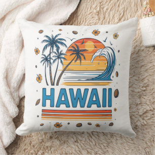Hawaï vakantie zonsondergang 70S strand Kussen