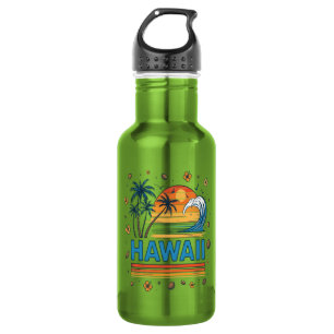 Hawaï vakantie zonsondergang 70S strand Waterfles