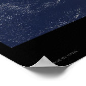 Hawaï vanuit de ruimte poster (Hoek)