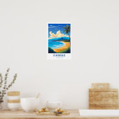 Hawaï Verenigde Staten Travel Print (Keuken)