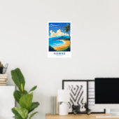 Hawaï Verenigde Staten Travel Print (Thuiskantoor)