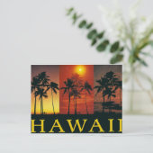 Hawaï Vintage Ansichtkaart Briefkaart (Staand voorkant)