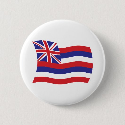 Hawaï Vlag Knop Ronde Button 5,7 Cm (Voorkant)