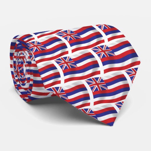 Hawaï Vlag Stropdas (Opgerold)