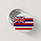 Hawaï Vlag, Vlag van Hawaï Ronde Button 3,2 Cm (Voorkant /achterkant)