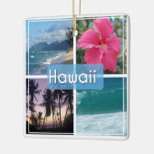 Hawaï Zeegezicht Keramisch Ornament (Links)