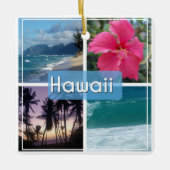 Hawaï Zeegezicht Keramisch Ornament (Voorkant)